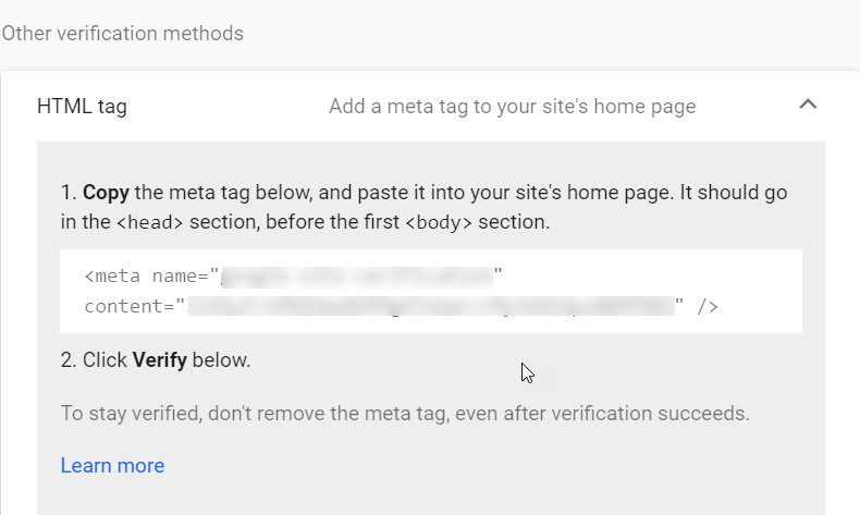 add a website to google search console 3