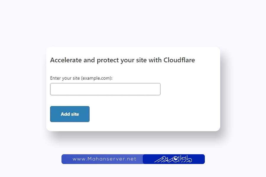 add site to cloudflare account