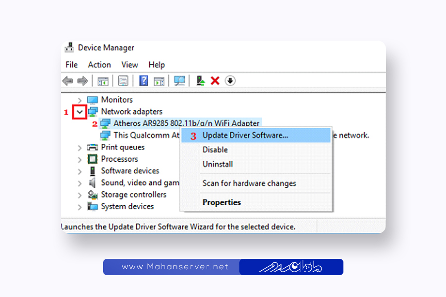 update network adapter drivers