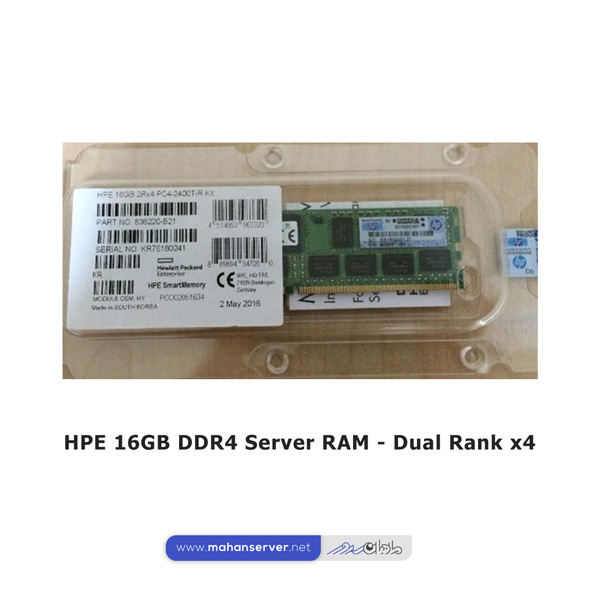 HPE 16GB DDR4 Server RAM - Dual Rank x4