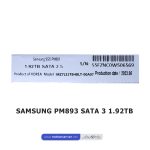 SAMSUNG PM893 SATA 3 1.92TB