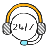 پشتیبانی سریع و 24/7